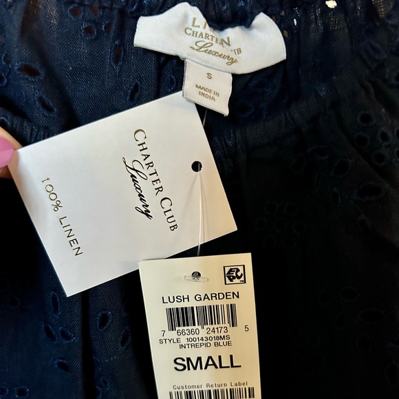 NWT womens blouse by charter club - Picture 4 of 5